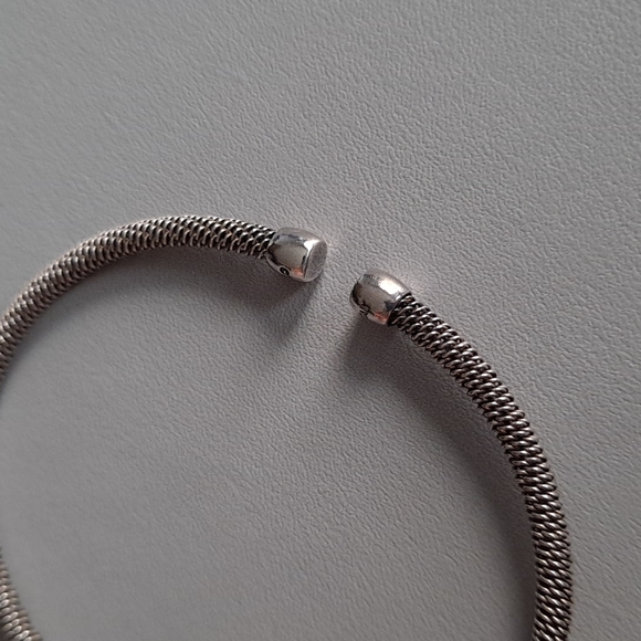 Vintage Tiffany & Co. Mesh Cuff Bracelet - Picture 3 of 12